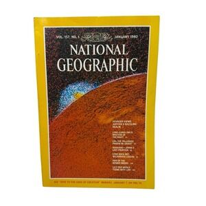 Vintage National Geographic Magazine Janurary 1980 Voyager Jupiter Owls Hokkaido